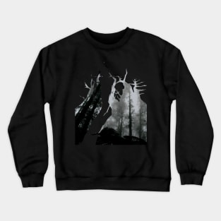 Dark trees Crewneck Sweatshirt